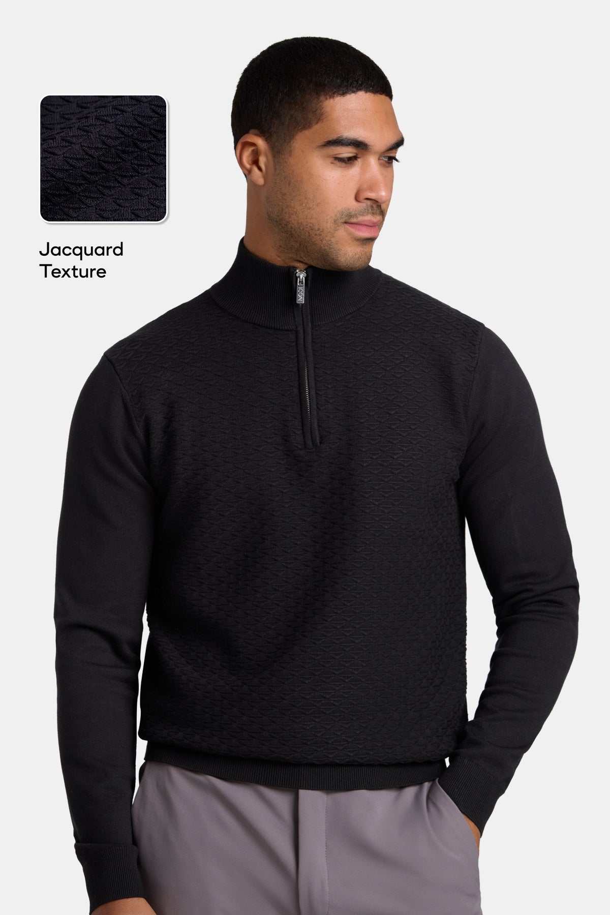 The Marcello Quarter Zip Sweater
